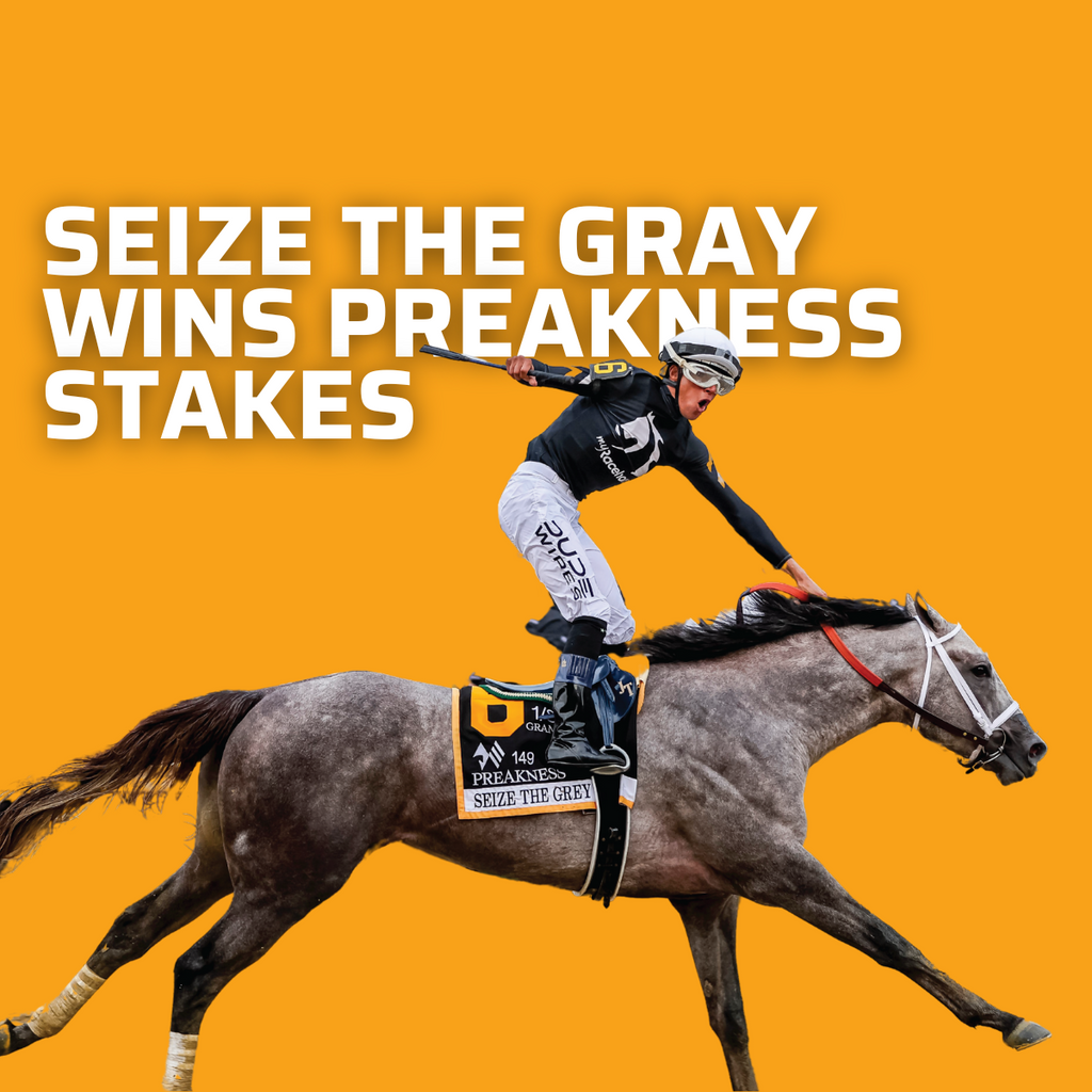 SEIZE THE GREY WINS PREAKNESS STAKES, DENIES MYSTIK DAN